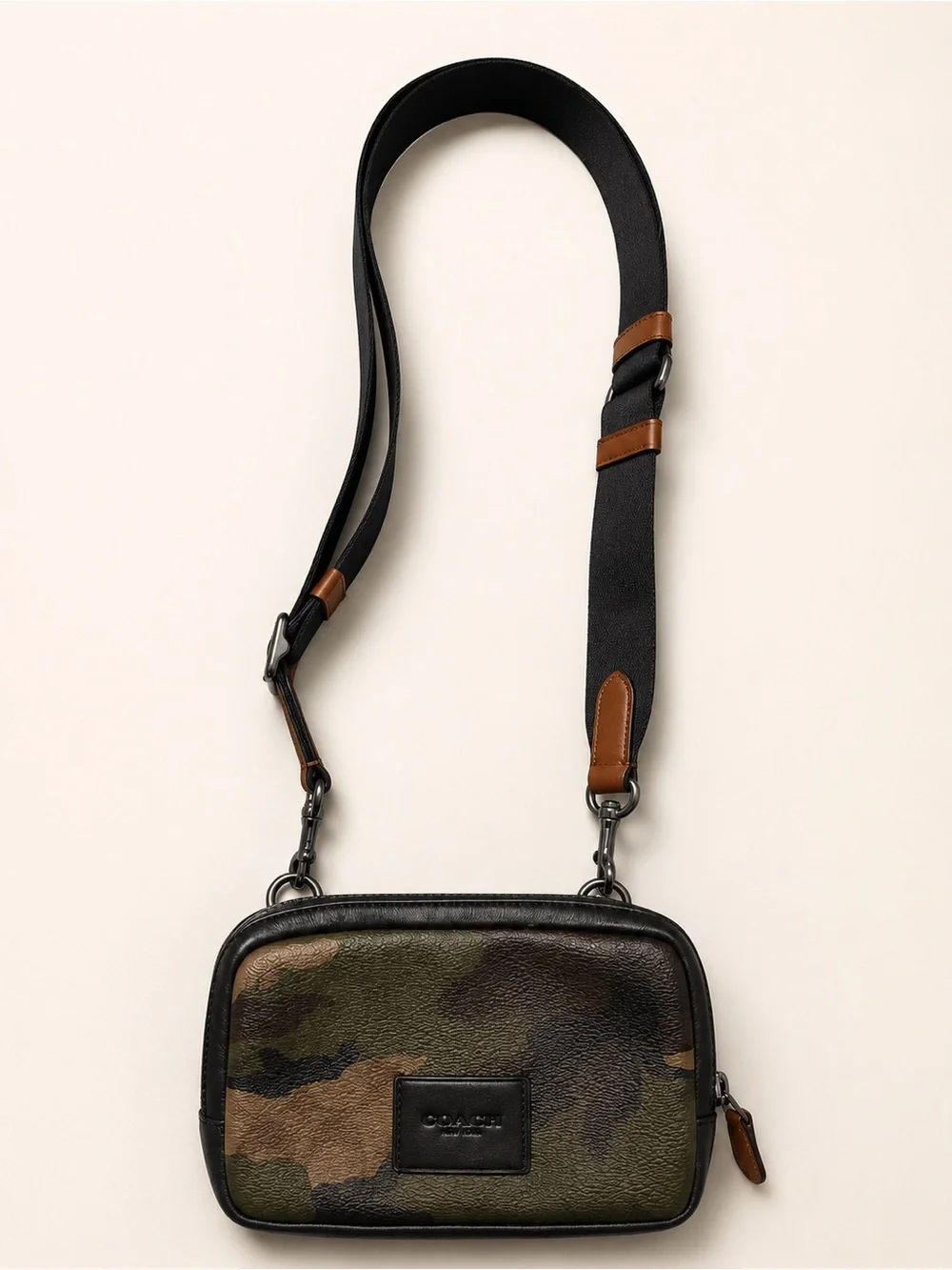 Coach Gotham Phone Crossbody Bag Camo